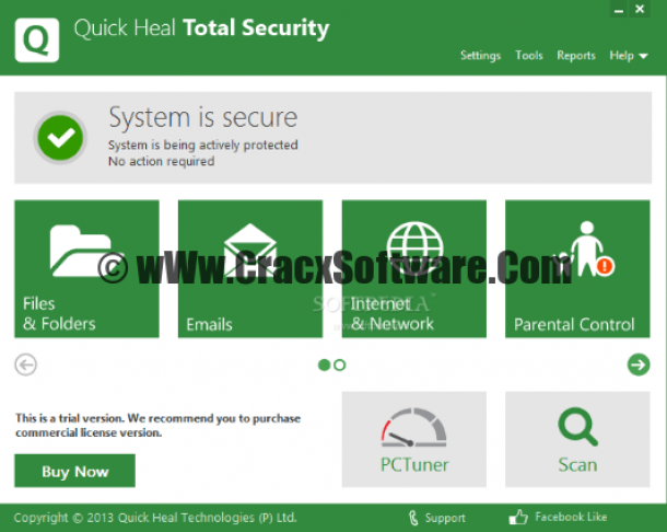Quick heal total security product key free trial
