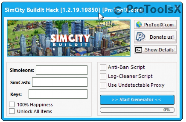 simcity buildit money generator